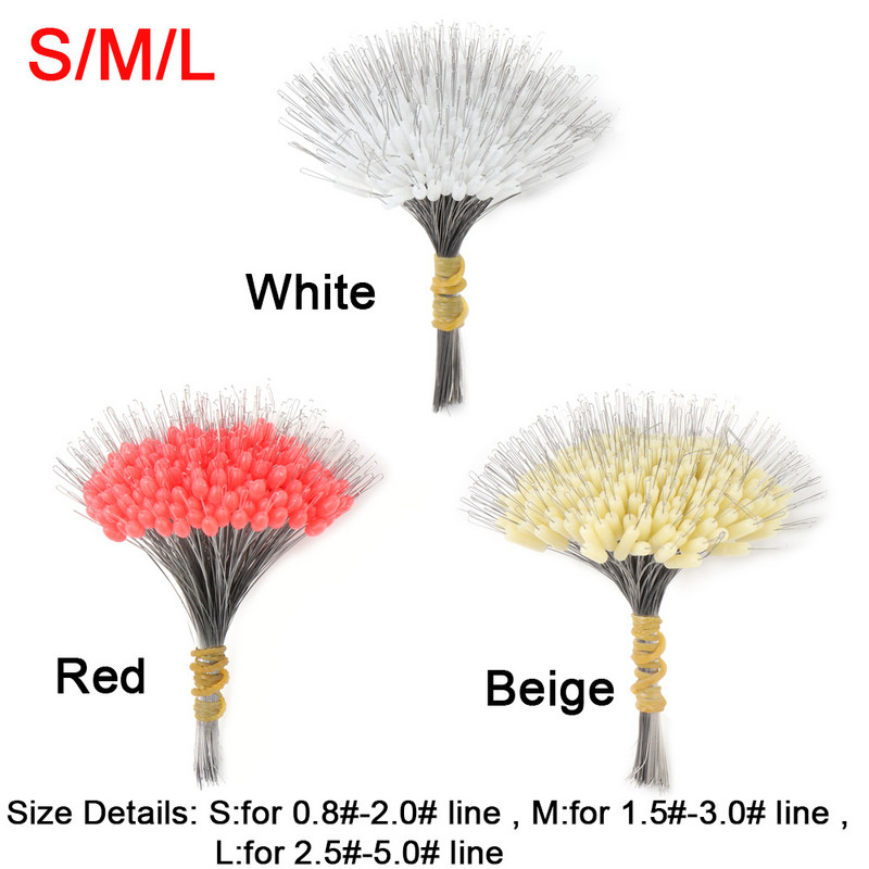 300db szilikon Space Bean úszós horgászbobber szilikon zsinórálló dugós csatlakozó horgásztartozék