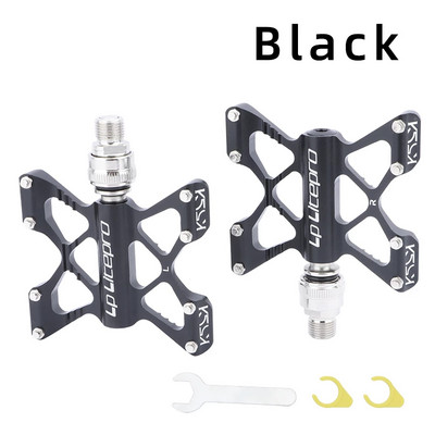 Litepro K5 gyorskioldó pedál szélesített csúszásmentes ultrakönnyű alumínium ötvözet DU tömített csapágyas összecsukható kerékpárpedálok MTB kerékpár alkatrész