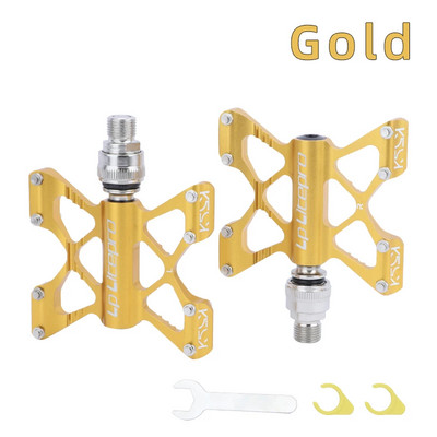 Litepro K5 gyorskioldó pedál szélesített csúszásmentes ultrakönnyű alumínium ötvözet DU tömített csapágyas összecsukható kerékpárpedálok MTB kerékpár alkatrész