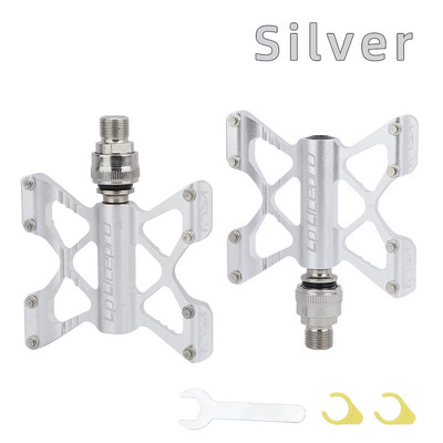 Litepro K5 gyorskioldó pedál szélesített csúszásmentes ultrakönnyű alumínium ötvözet DU tömített csapágyas összecsukható kerékpárpedálok MTB kerékpár alkatrész