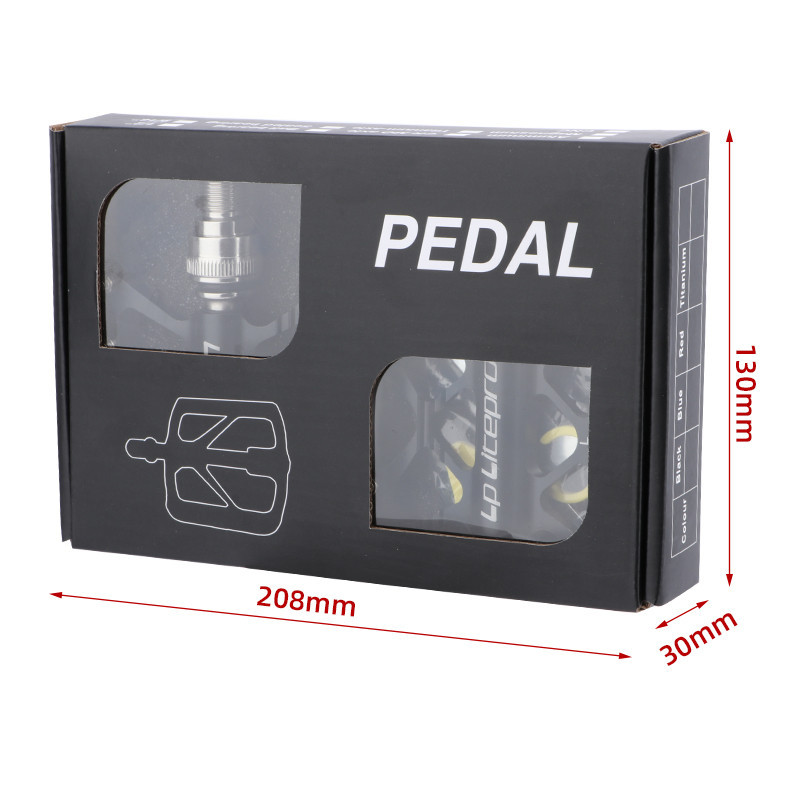 Litepro K5 gyorskioldó pedál szélesített csúszásmentes ultrakönnyű alumínium ötvözet DU tömített csapágyas összecsukható kerékpárpedálok MTB kerékpár alkatrész