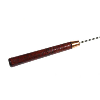 2PCS Такелаж за риболов на шаран Инструменти за пробиване на игли за връзване на мухи Bodkin Glue Applying Hook Eye Cleaner Дървена дръжка Плаваща