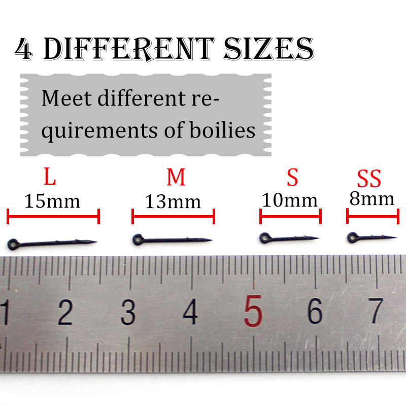 30 tk Karpkalapüügi tarvikud Sööt Spike Ronnie Hair Rig Sööt karpkala konksu Sööt Maggot Boilies Pin Feeder Tackle Carp