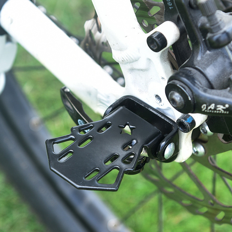 1 pár kerékpár hátsó összecsukható pedál országúti mangán acél összecsukható lábtartók kerékpáros tartozékok hátsó kerék emberes kerékpár lábpedál