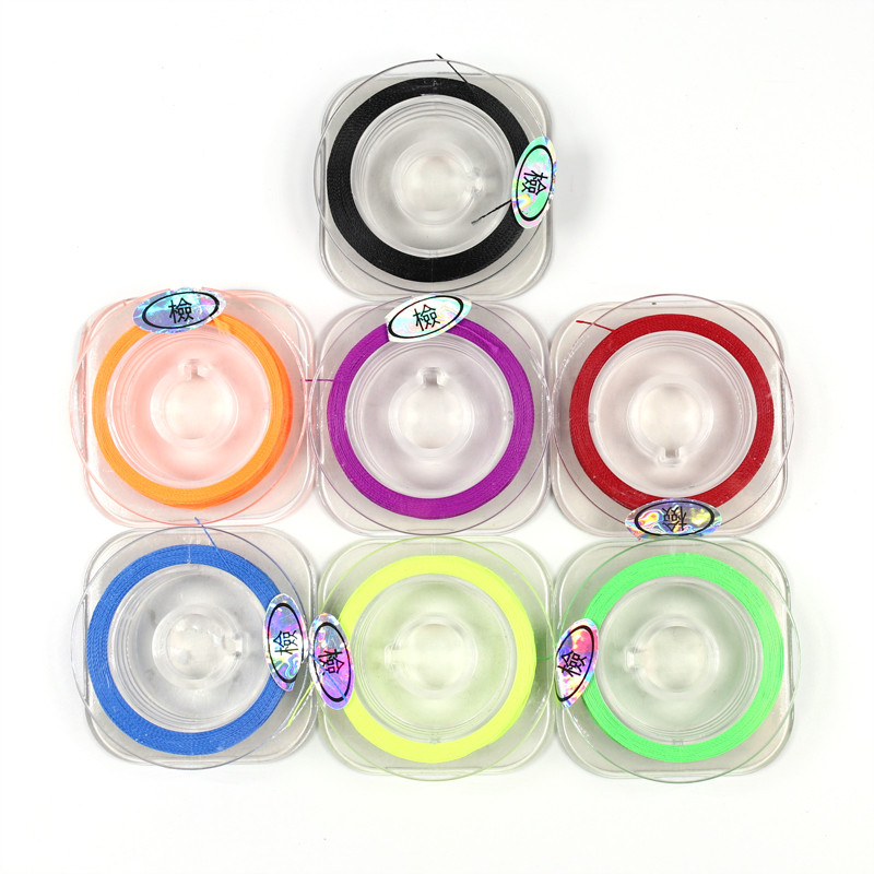 Wifreo 50m/spool 200D Bright Color botcsomagoló pamut cérna Baitcast / Fly horgászbot építő botjavító zsinórhoz