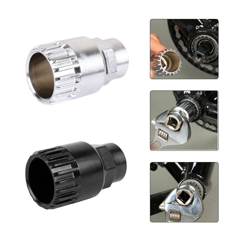 Jalgratta mutrivõtme parandustööriist 20 hambaga jalgratta põhja tööriistavõti vänt põhja kronsteini eemaldaja väljatõmbur