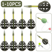 1-10db 25g/35g Inline Method Feeder Csalidobó Csali Plumb Pontyhorgász Feeder Penész Cink ötvözet Pesca Iscas horgászfelszerelés