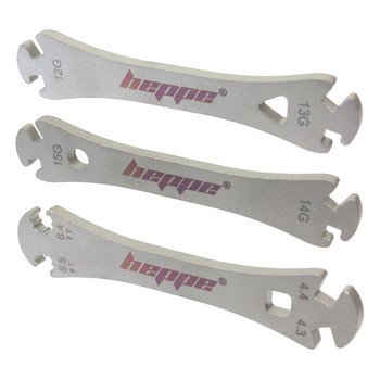 HEPPE Ключ за спици за велосипеди Ключ за спици за джанти на велосипеди Ключ за спици от неръждаема стомана Устройство за коригиране на закрепване Инструмент за ремонт на велосипеди