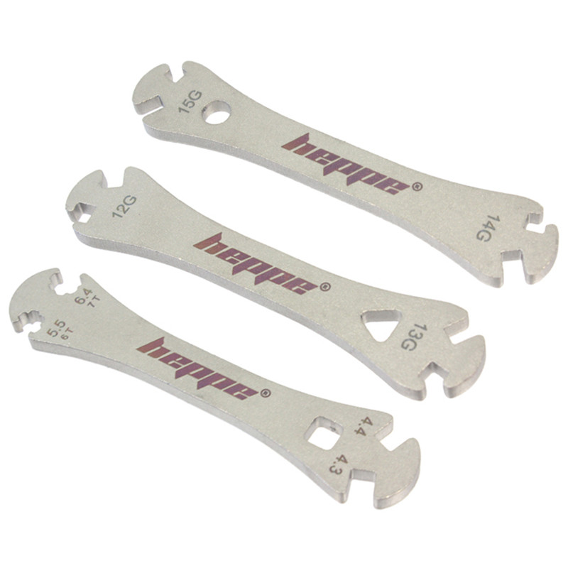 HEPPE kerékpárküllő csavarkulcs kerékpár felni kerék küllők csavarkulcs rozsdamentes acél rögzítés korrekciós eszköz kerékpárjavító szerszám