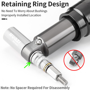 MTB втулка на заден амортисьор Инструмент за отстраняване на велосипед Монтаж на втулка на амортисьори Инструмент за ремонт на велосипеди Аксесоари за велосипеди