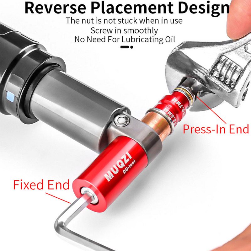 MTB tagumise amortisaatori puks Jalgratta eemaldamise paigaldus Amortisaatorite puks Jalgrattaparandustööriist Jalgrattatarvikud
