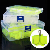 50 db/doboz Könnyű kiegészítők résekkel, ujjakkal Szerszám Tartós védősapkák Horogkihorgas fedő Biztonsági Treble Fish Tool