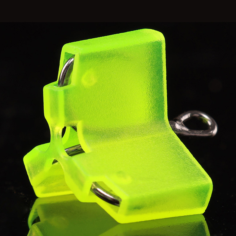 50 db/doboz Könnyű kiegészítők résekkel, ujjakkal Szerszám Tartós védősapkák Horogkihorgas fedő Biztonsági Treble Fish Tool