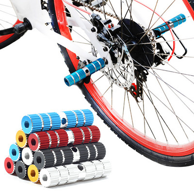 1 pereche de pedale de bicicletă axă suport pentru picioare cuie anti-alunecare din aliaj de aluminiu BMX ciclism pe drum de munte pedală față spate