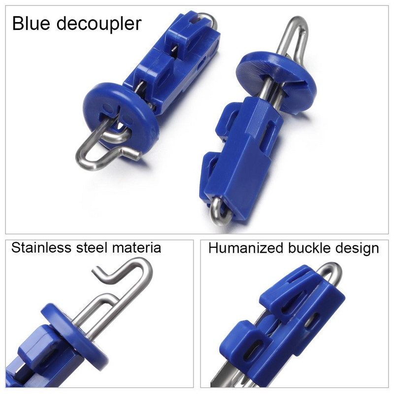 Iscas Tackle Tools Új, többfunkciós Breakaway Style Splash Down Solo Hook Csali Clip Csali Kioldó Clip Tengeri Horgászat