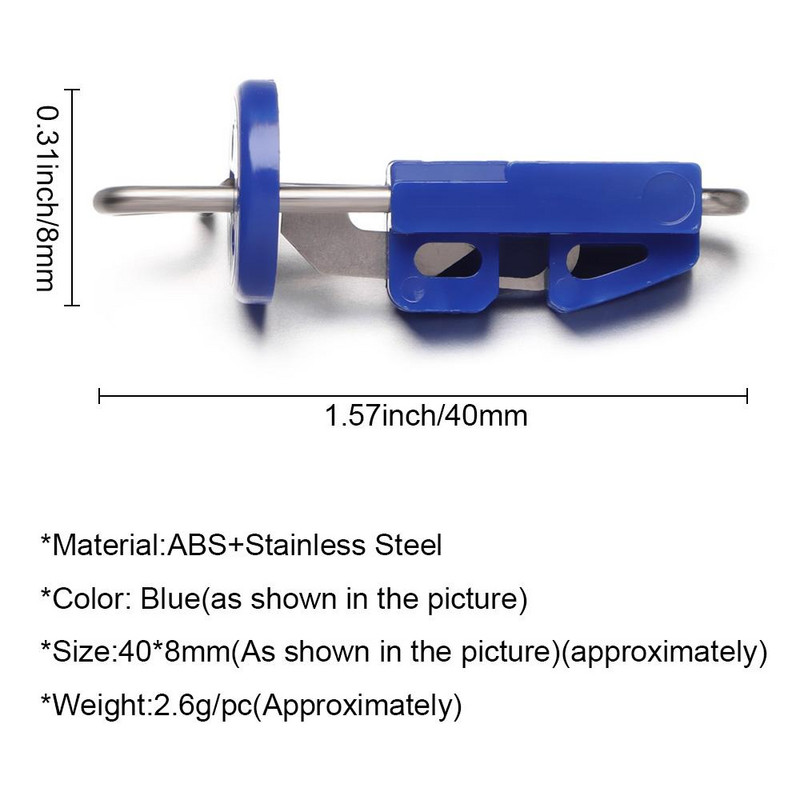 Iscas Tackle Tools Új, többfunkciós Breakaway Style Splash Down Solo Hook Csali Clip Csali Kioldó Clip Tengeri Horgászat