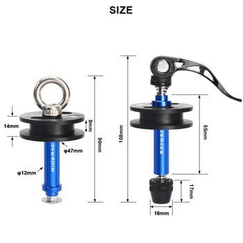 Велосипедна верига Keeper Държач Dumy Hub For MTB Road Bike Пране Почистване Фиксатор на верига Обтегач Инструмент Спална главина Бързо освобождаване