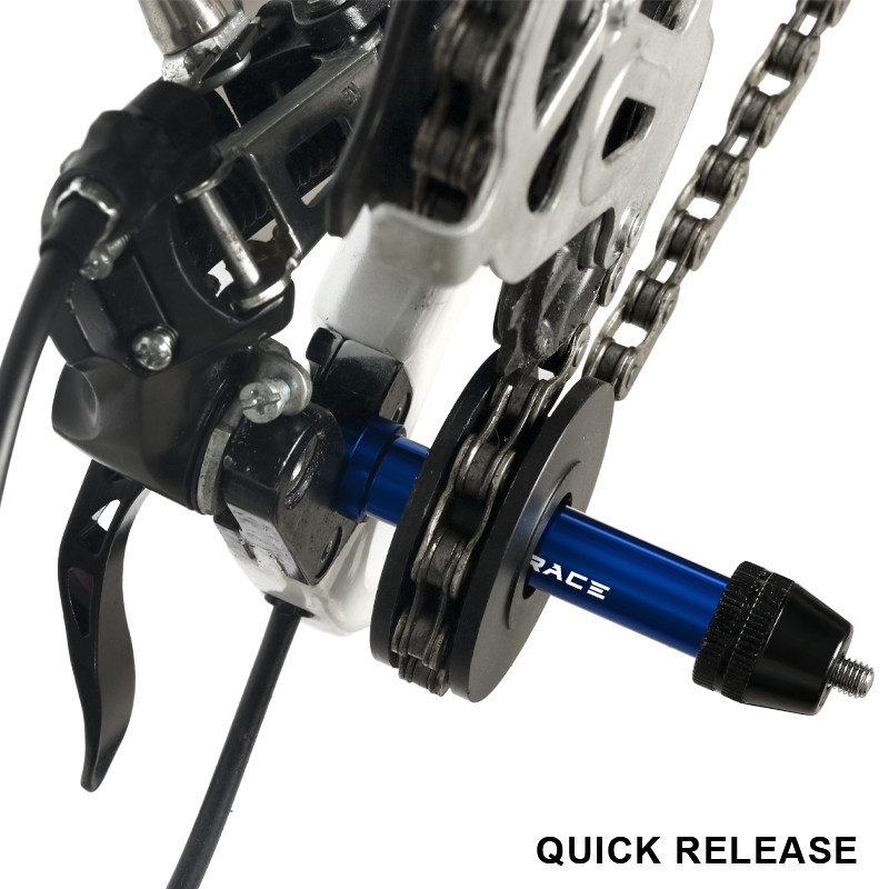 Kerékpár lánctartó tartó dummy agy MTB országúti kerékpár mosáshoz Tisztító láncrögzítő feszítő szerszám alvó agy gyorskioldó