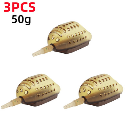 Hordozható pontyhorgász csali etetőketrec Leader Weight Sinker Trap horgászcsali kosártartó felszereléssel