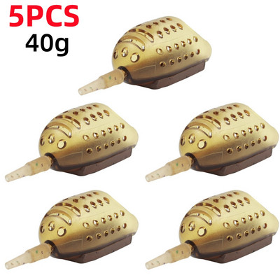 Hordozható pontyhorgász csali etetőketrec Leader Weight Sinker Trap horgászcsali kosártartó felszereléssel