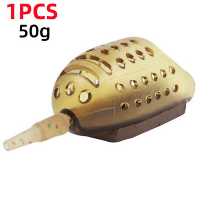 Hordozható pontyhorgász csali etetőketrec Leader Weight Sinker Trap horgászcsali kosártartó felszereléssel