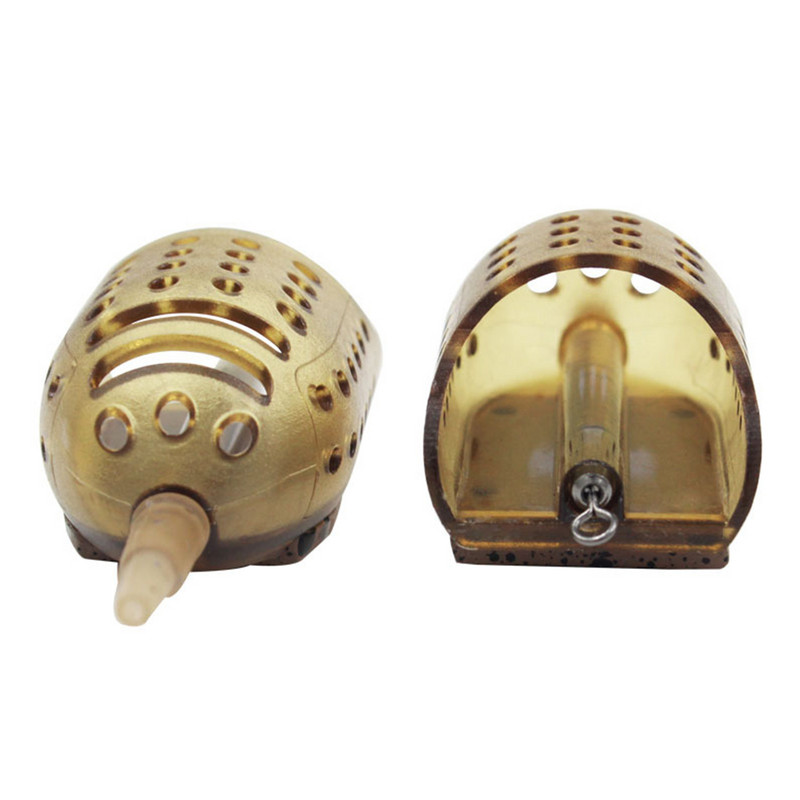 Hordozható pontyhorgász csali etetőketrec Leader Weight Sinker Trap horgászcsali kosártartó felszereléssel