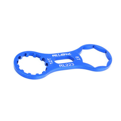 Riska MTB velosipēda dakšas plecu uzgriežņu atslēga velosipēda priekšējās dakšas remonta instrumenti priekš Suntour XCR XCT XCM RST 8/12T priekšējās dakšas noņemšanas rīks