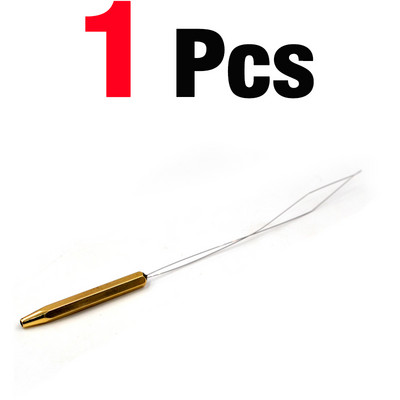 MNFT 1TK messingist pooli niit Kärbsepüügi sidumisniit poolhaakeseadisega tööriist Kärbsepüügi vigade sidumisriistad