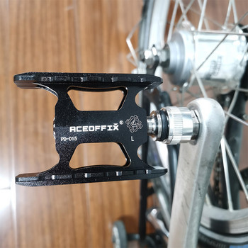 Aceoffix за Brompton Bike Ultralight педал Адаптери за бързо освобождаване за Brompton MKS ezy педали за MTB Road Bike Universal