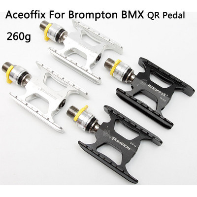 Aceoffix priekš Brompton Bike Ultralight pedāļa ātrās atbrīvošanas adapteri Brompton MKS ezy pedāļiem MTB šosejas velosipēdam universāls