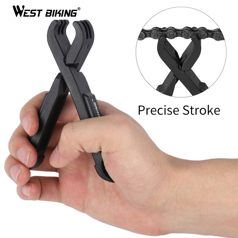 WEST BIKING 2db Missing Link Lever Bike Chain Tools Magic Buckle Javító Szerszám Bike Master Link fogó Kerékpárjavító Szerszám