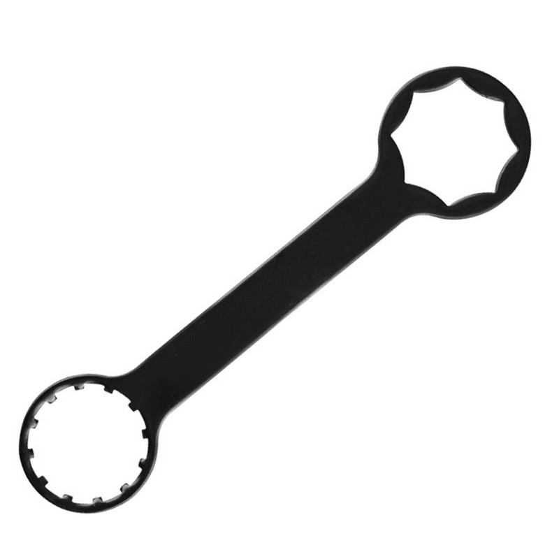 Dviračio priekinės šakės veržliaraktis priekinės šakės ausinės Plieninis veržliaraktis dviračio remonto rankinio įrankio keitimas, skirtas Suntour XCR/RST/XCM