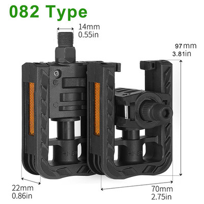 WEST BIKING ülikerged jalgratta nailonist pedaalid MTB maanteejalgrattapedaalid Libisemisvastased pedaalid jalgrattasõidu ohutushoiatusega rattahelkuritega