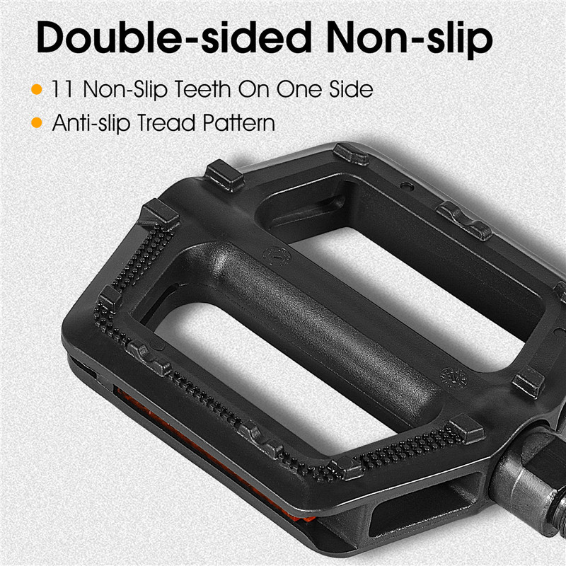 WEST BIKING ülikerged jalgratta nailonist pedaalid MTB maanteejalgrattapedaalid Libisemisvastased pedaalid jalgrattasõidu ohutushoiatusega rattahelkuritega