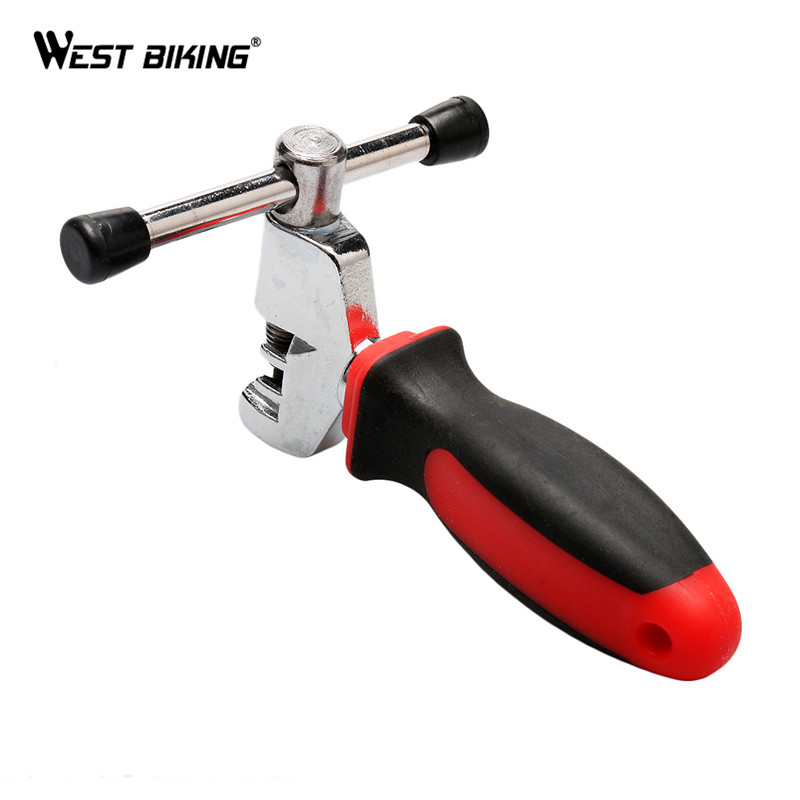 WEST BIKING Jalgratta keti katkestaja lõikur Jalgrattasõidu terasosade eemaldamise tööriistade eemaldaja parandustööriistad jalgratta keti tihvti jaoturi seade
