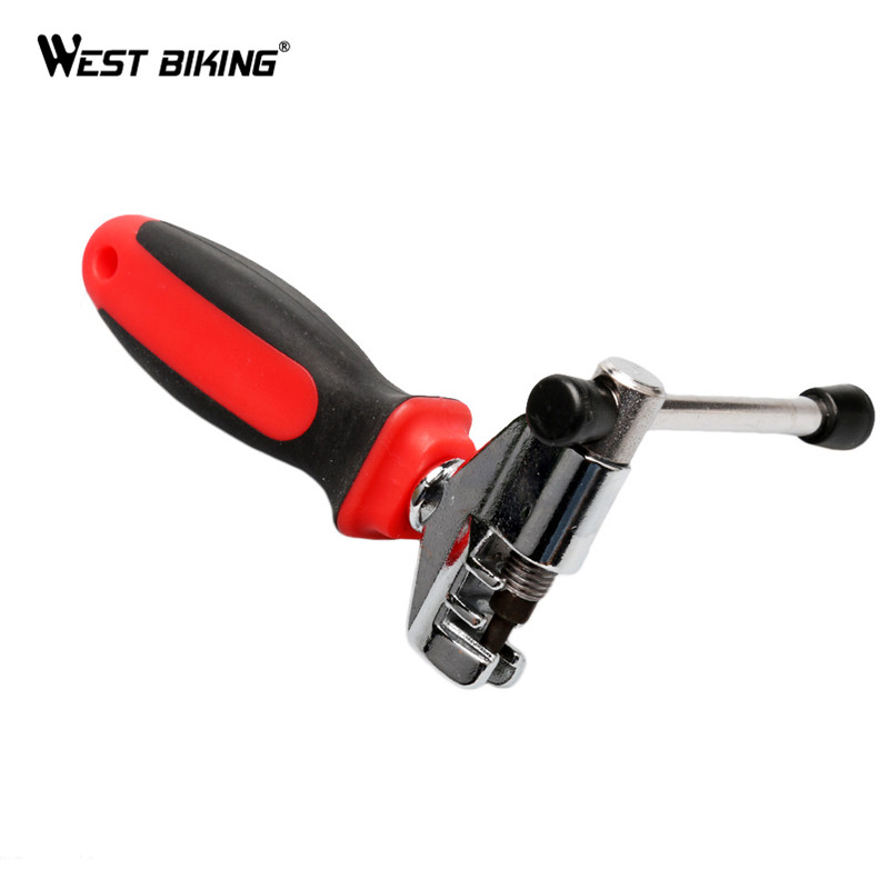 WEST BIKING Jalgratta keti katkestaja lõikur Jalgrattasõidu terasosade eemaldamise tööriistade eemaldaja parandustööriistad jalgratta keti tihvti jaoturi seade