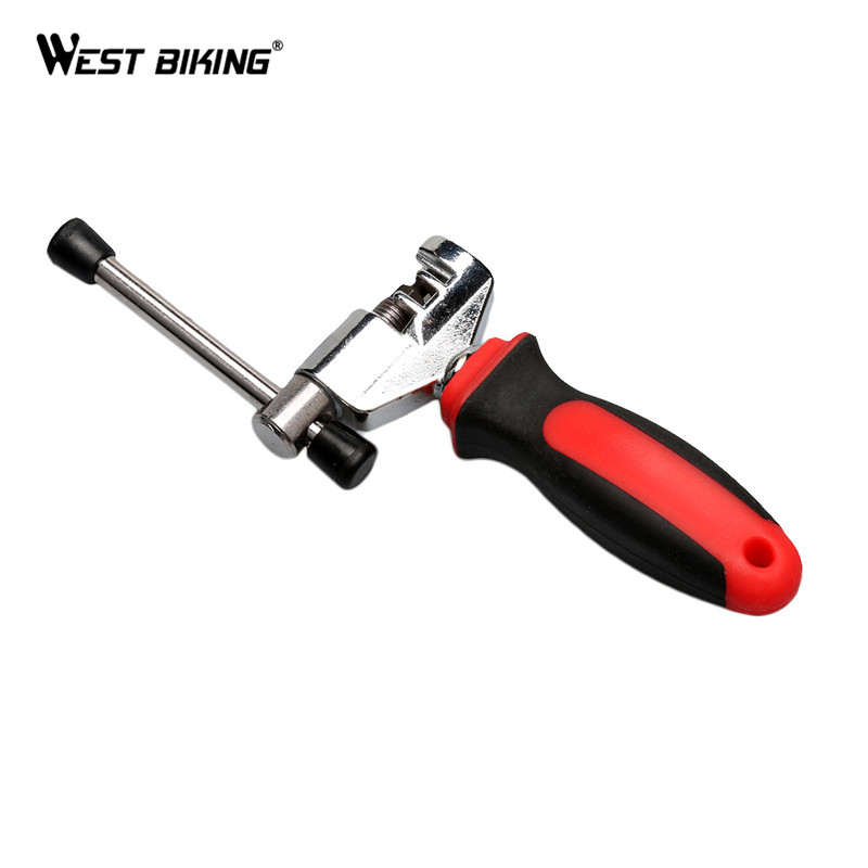 WEST BIKING Jalgratta keti katkestaja lõikur Jalgrattasõidu terasosade eemaldamise tööriistade eemaldaja parandustööriistad jalgratta keti tihvti jaoturi seade