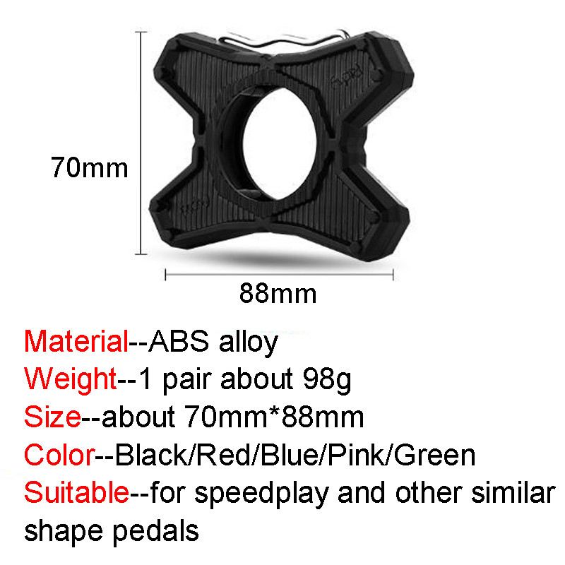 Országúti kerékpár Speedplay pedálkonverter ABS ötvözet Speed Play Zero Lock pedálok adapter lapos pedál kerékpáros részhez