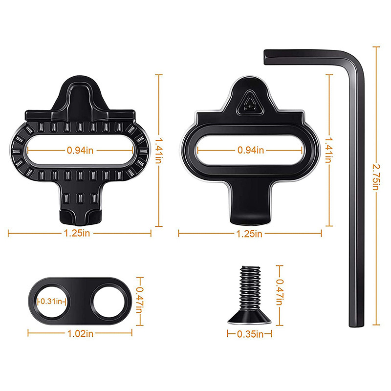 Aksessuaarid Calas Iselukustuv maastikujalgratta pedaali klambriga SPD klambrid Mtb Jalgrattapedaalid Sõitmine Jalgrattakingad klambrite lahaste komplekt