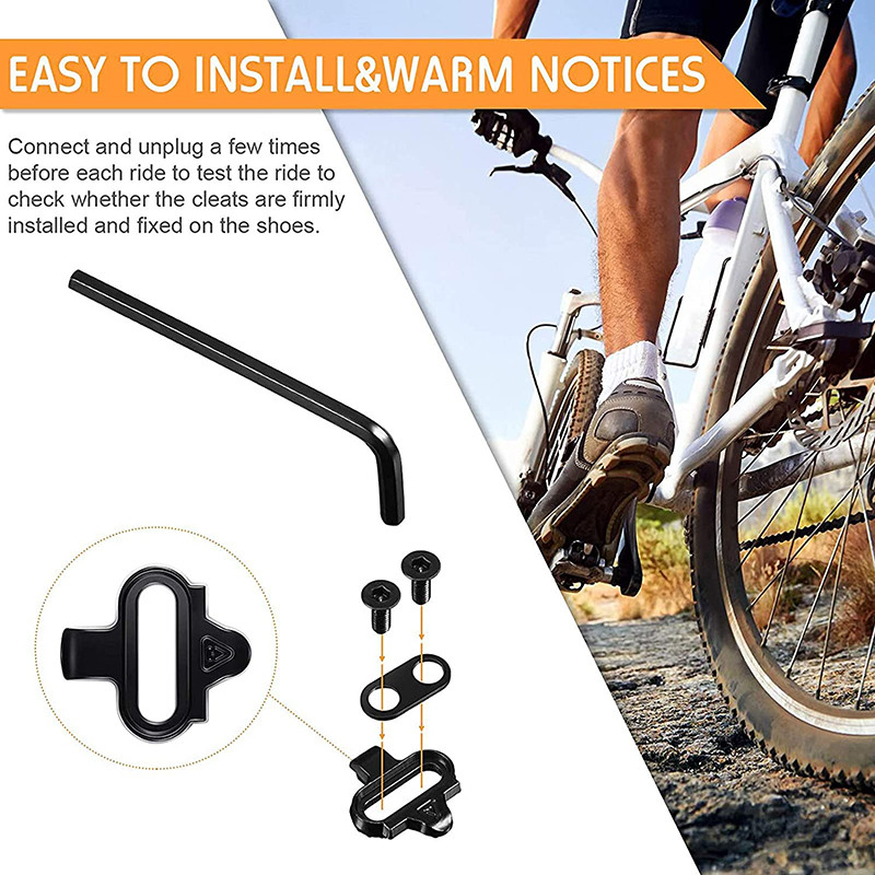 Aksessuaarid Calas Iselukustuv maastikujalgratta pedaali klambriga SPD klambrid Mtb Jalgrattapedaalid Sõitmine Jalgrattakingad klambrite lahaste komplekt