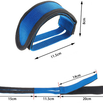 2 бр. ремъци за педали за велосипеди, щипка за пръстите на пръстите, каишка за колан, залепваща лента за педали за велосипеди, фиксирана екипировка, велосипедно фиксиране, капак, аксесоари за колоездене