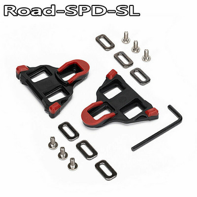 BUCKLOS maanteerattaklambrid 0-kraadine 9-kraadine jalgrattajalats Clest Speed jalgrattapedaali klambrid sobivad SPD-SL/Look Delta Peloton süsteemiga