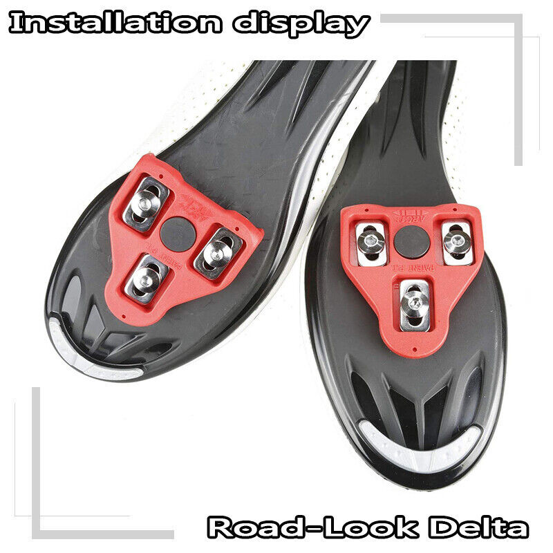 BUCKLOS maanteerattaklambrid 0-kraadine 9-kraadine jalgrattajalats Clest Speed jalgrattapedaali klambrid sobivad SPD-SL/Look Delta Peloton süsteemiga