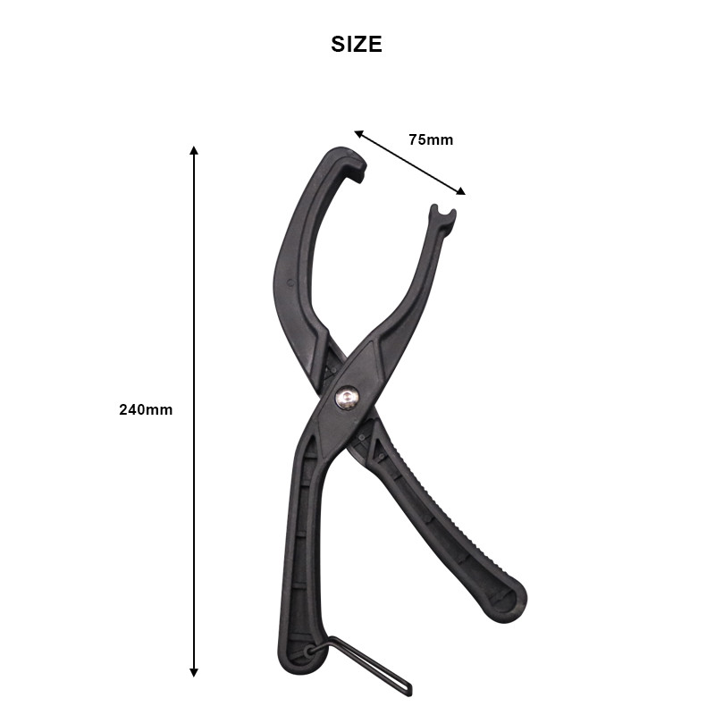 Instrument cu margele pentru maneta anvelopelor de bicicletă pentru instalarea manuală a clemei de îndepărtare a anvelopelor MTB Clești pentru îndepărtarea anvelopelor Ciclism rutier anvelope ABS Unelte de pârghie cu cric de mărgele