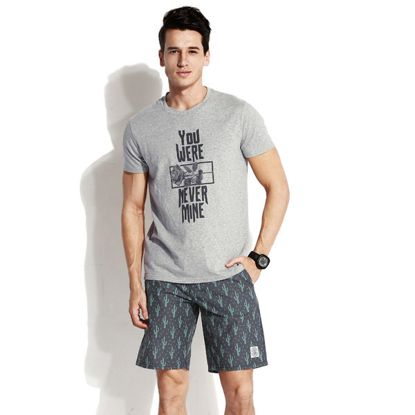 Meeste Cactus Print ujumisriided