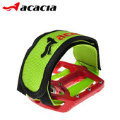 Ζώνη για πεντάλ ποδηλάτου ACACIA 1 Pair Protect Fixed Gear MTB ποδηλάτου Αντιολισθητικά διπλά αυτοκόλλητα λουριά με κλιπ πεντάλ για δάχτυλα