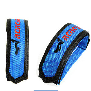 Ζώνη για πεντάλ ποδηλάτου ACACIA 1 Pair Protect Fixed Gear MTB ποδηλάτου Αντιολισθητικά διπλά αυτοκόλλητα λουριά με κλιπ πεντάλ για δάχτυλα