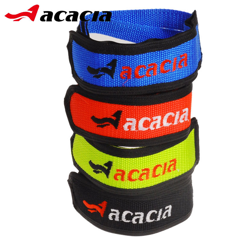 Ζώνη για πεντάλ ποδηλάτου ACACIA 1 Pair Protect Fixed Gear MTB ποδηλάτου Αντιολισθητικά διπλά αυτοκόλλητα λουριά με κλιπ πεντάλ για δάχτυλα