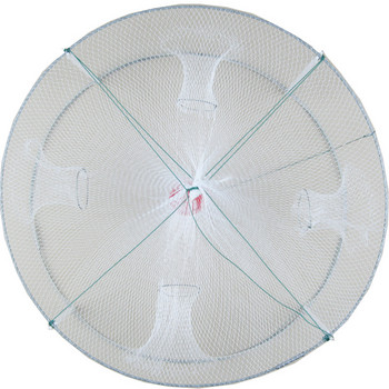 Външен капан Minnow кръгла сгъваема скарида преносима спортна издръжлива екипировка риболовна мрежа
