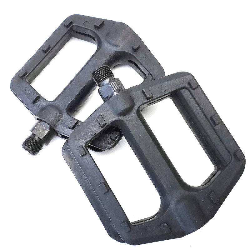 2 buc. plastic ultra ușoară pedală de bicicletă pedală cu eliberare rapidă pedală plată pentru bicicletă de munte pedală cu bile pentru bicicletă pedală largă Accesorii pentru biciclete